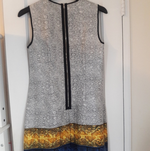 KENNETH COLE DRESS SIZE 8 SERPENT PRINT , YELLOW - Picture 5 of 6